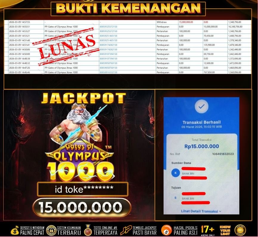SKWSLOT : Bukti Pembayaran JP19