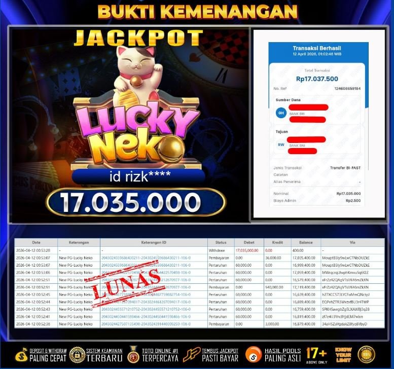 SKWSLOT : Bukti Pembayaran JP22